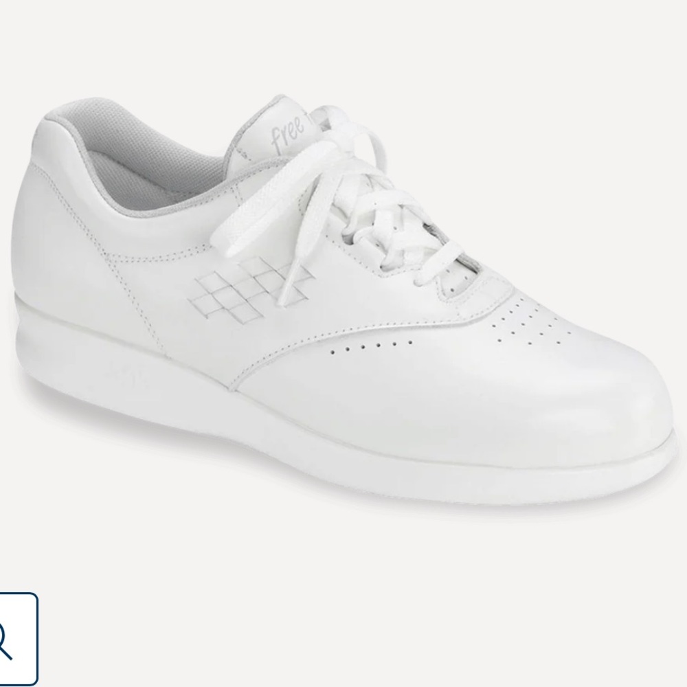 SAS Free White Sneakers Size 11 Double Wide 0083-049-60110 Brand New, Never Worn - Picture 2 of 13